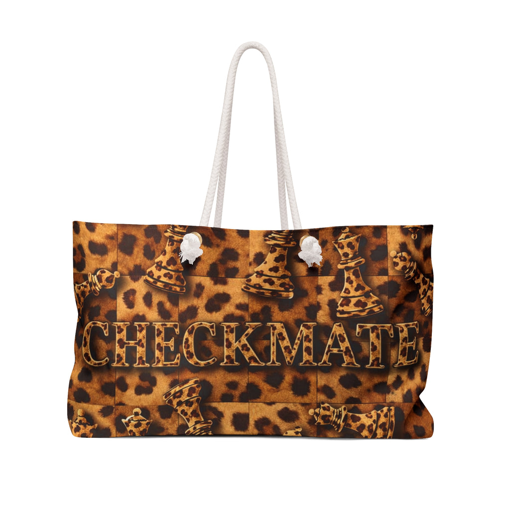 Checkmate Travel Tote - Bold Cheetah Print