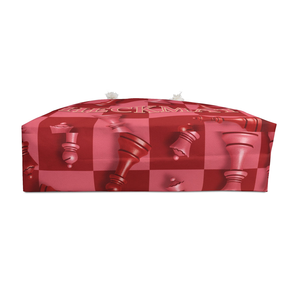 Checkmate Travel Tote - Red & Pink