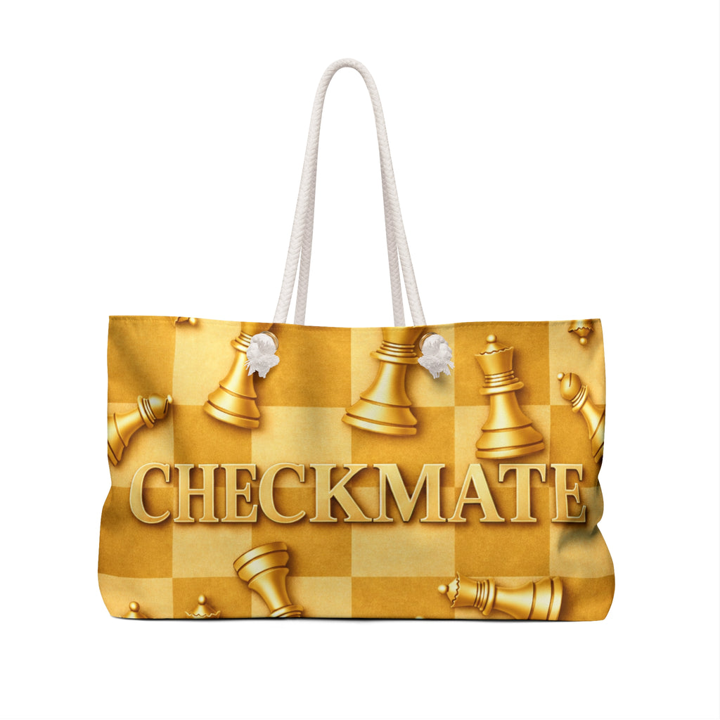 Checkmate Travel Tote — Gold