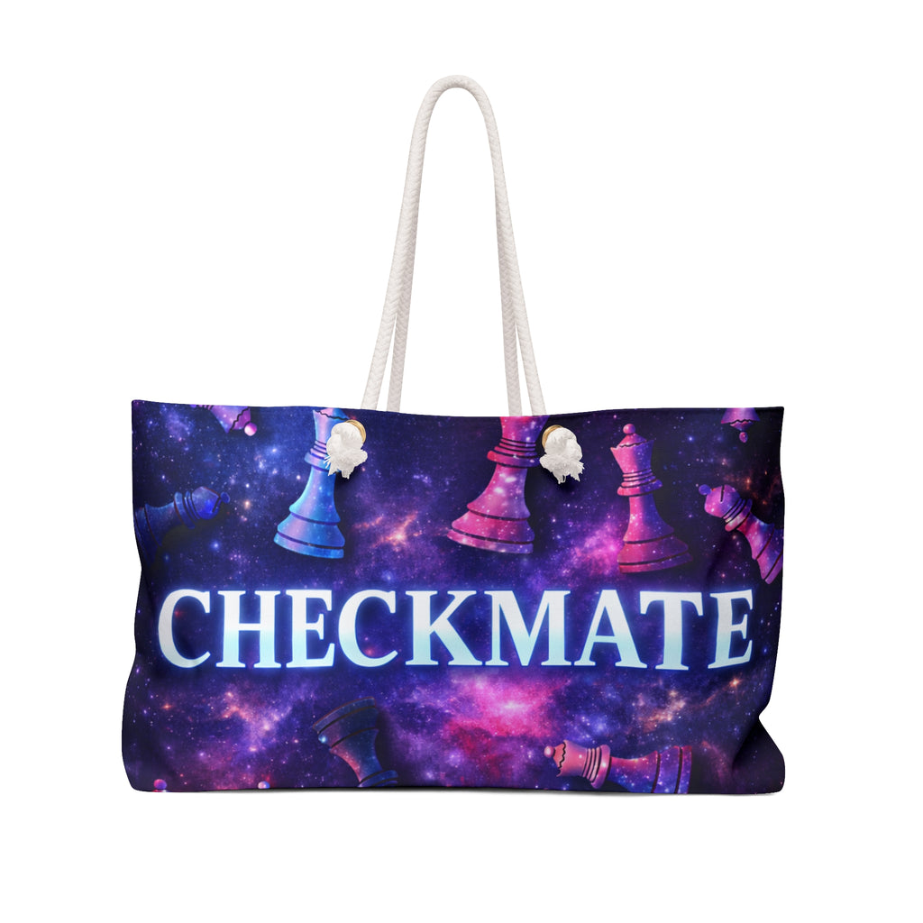 Checkmate Travel Tote — Galaxy Chess Theme