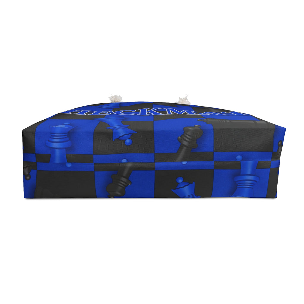 Checkmate Travel Tote — Blue & Black