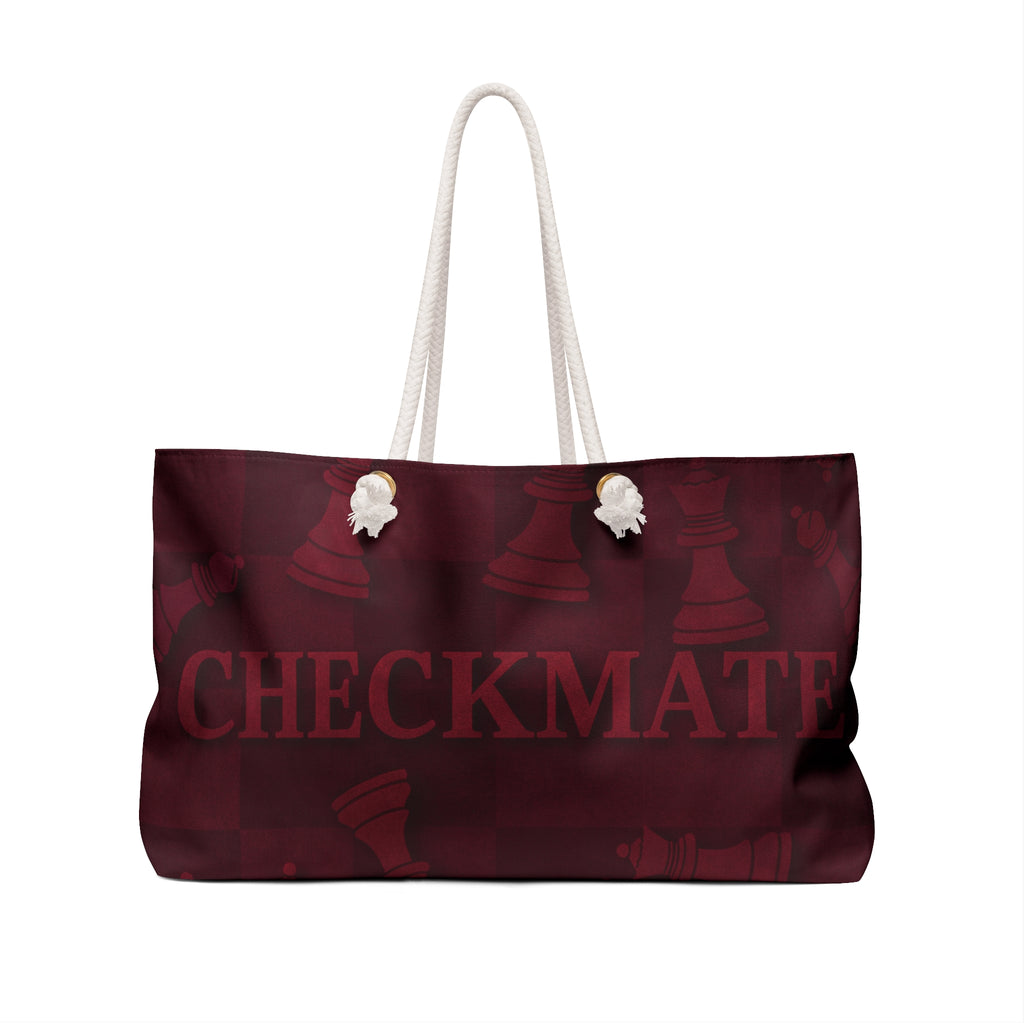 Checkmate Travel Tote — Maroon