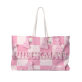 Checkmate Travel Tote - Pastel Pink