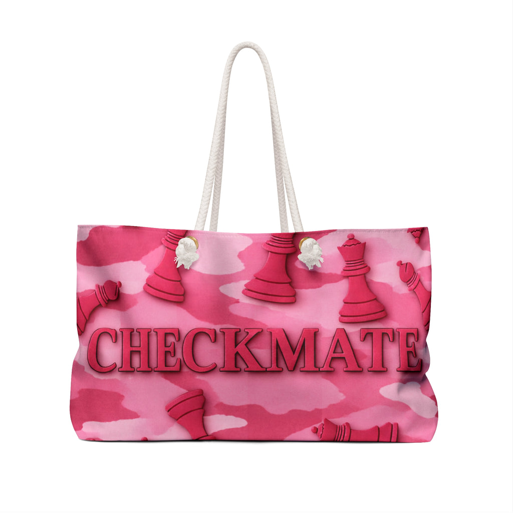 Checkmate Travel Tote — Pink Camouflage