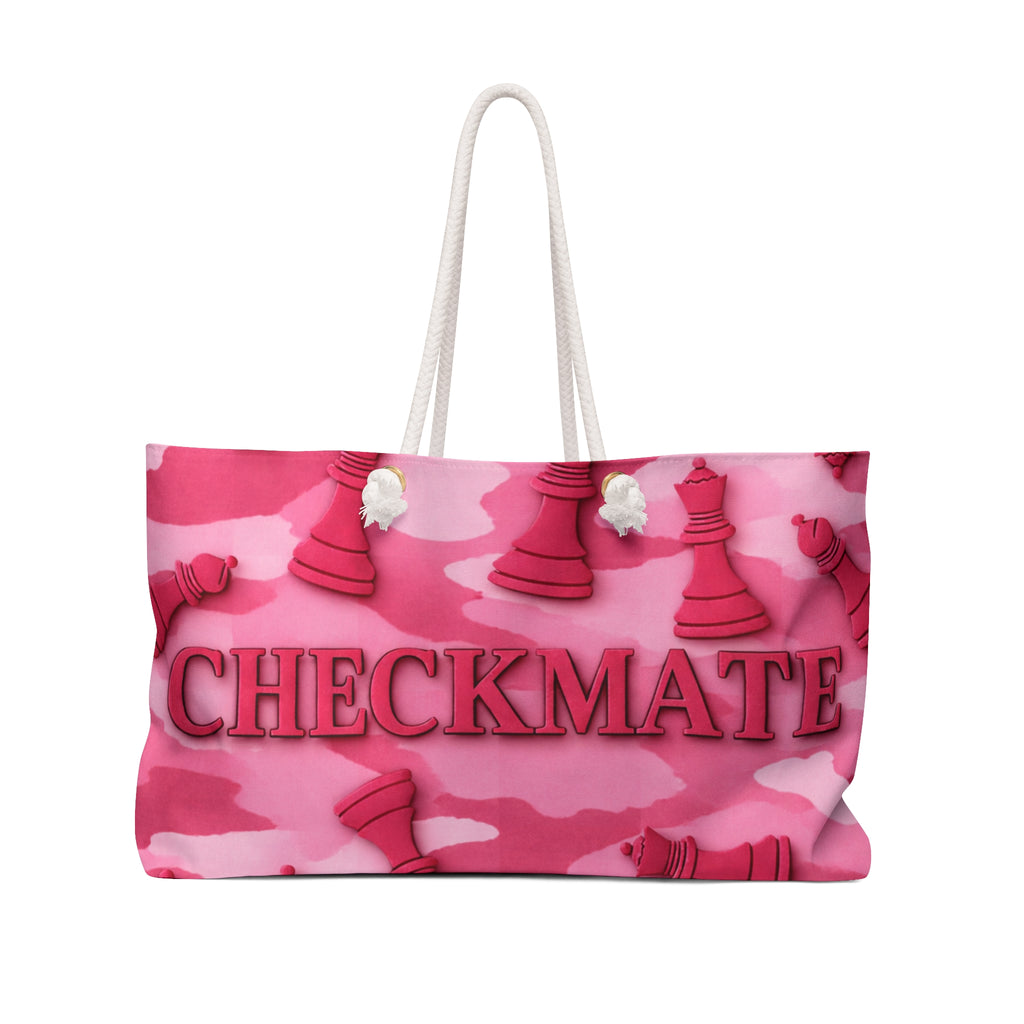 Checkmate Travel Tote — Pink Camouflage
