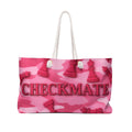 Checkmate Travel Tote — Pink Camouflage
