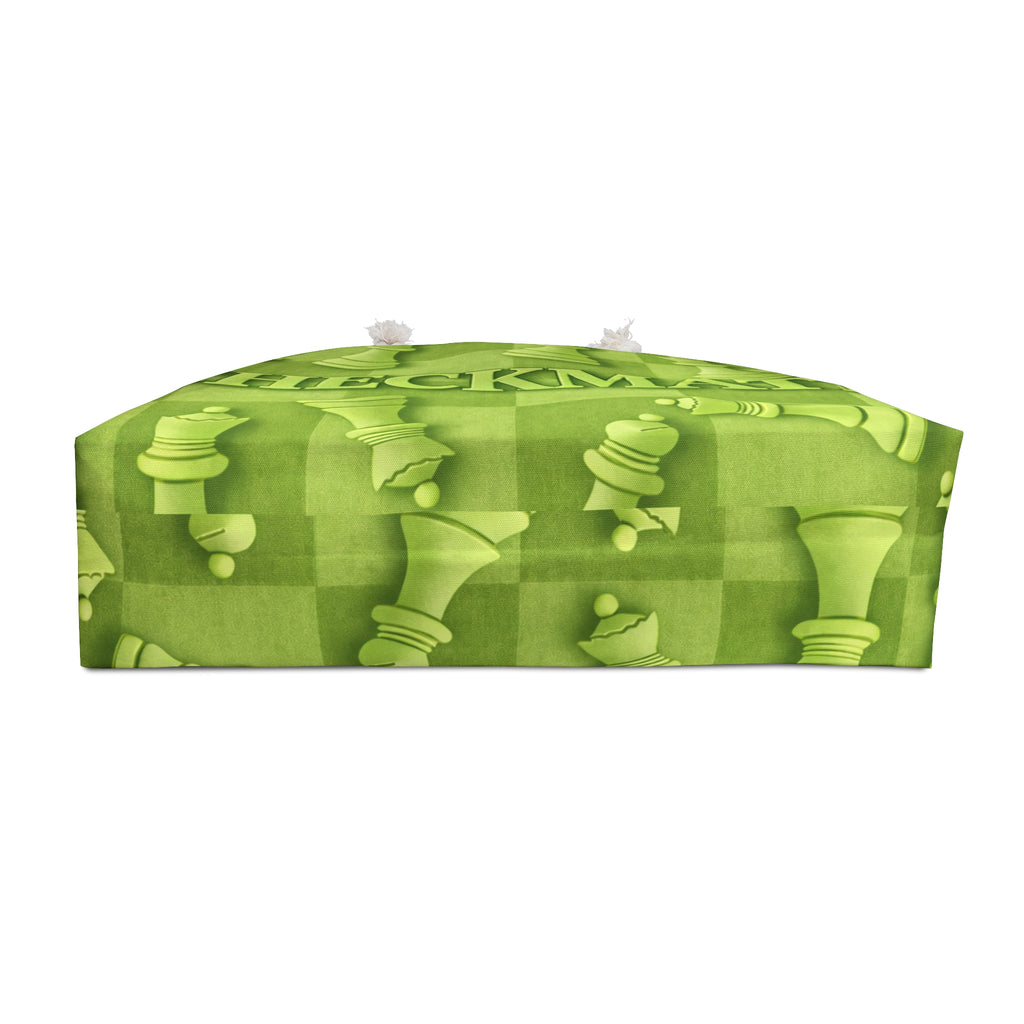 Checkmate Travel Tote - Lime Green