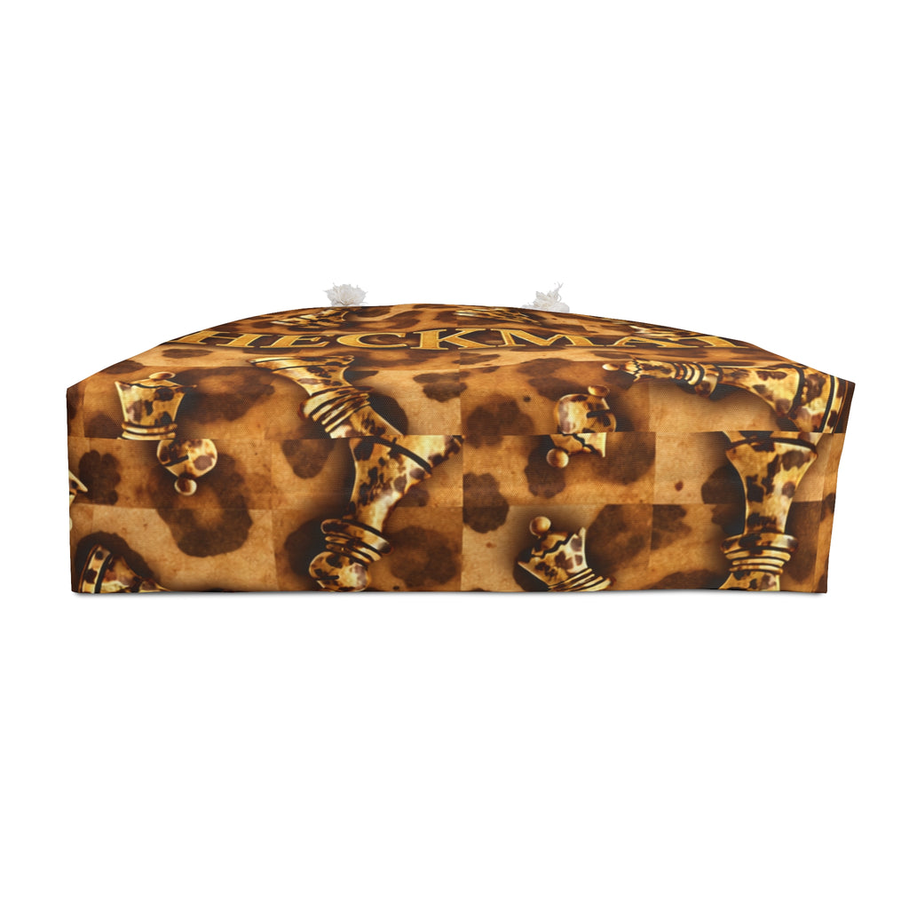 Checkmate Travel Tote - Leopard Print