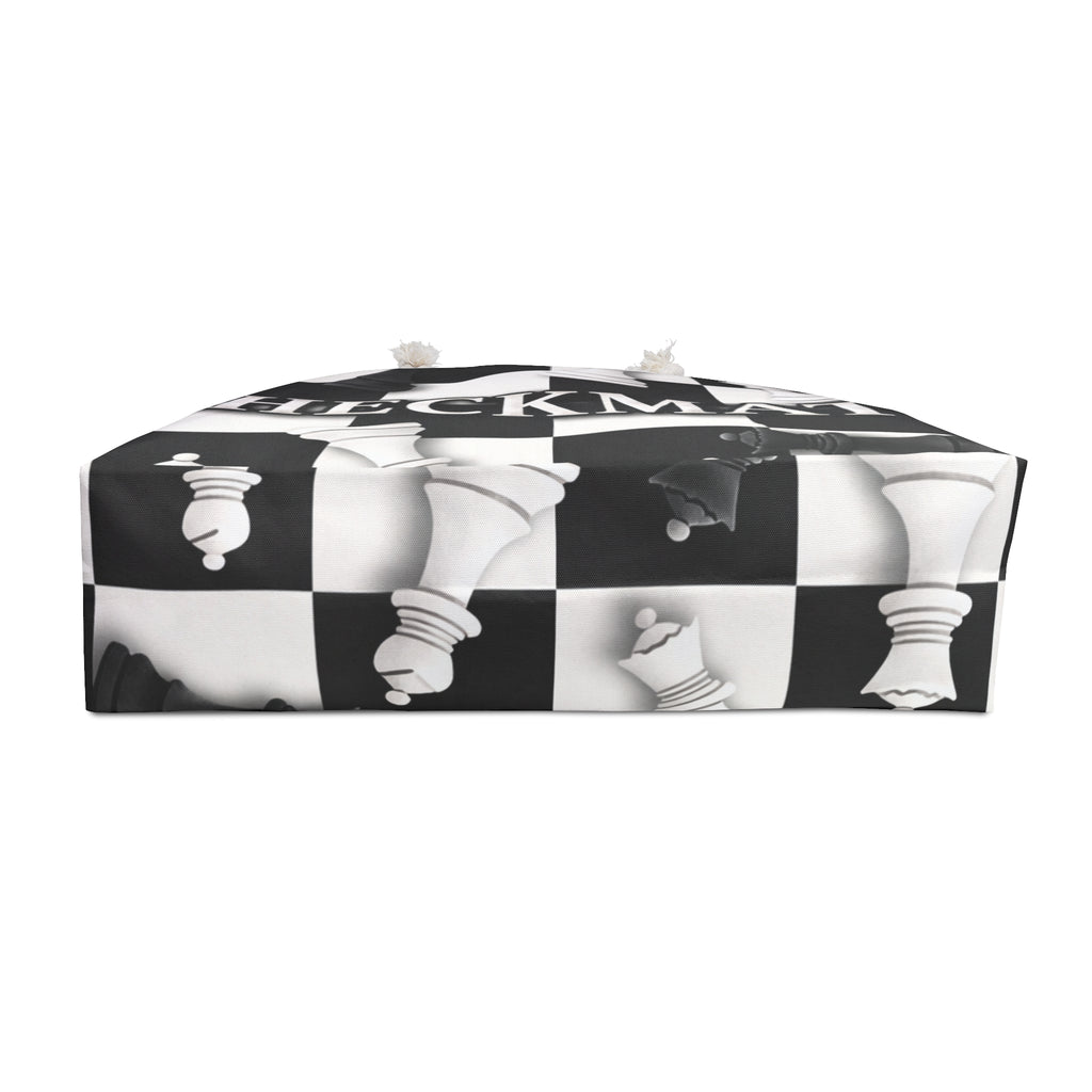 Checkmate Travel Tote - Black & White