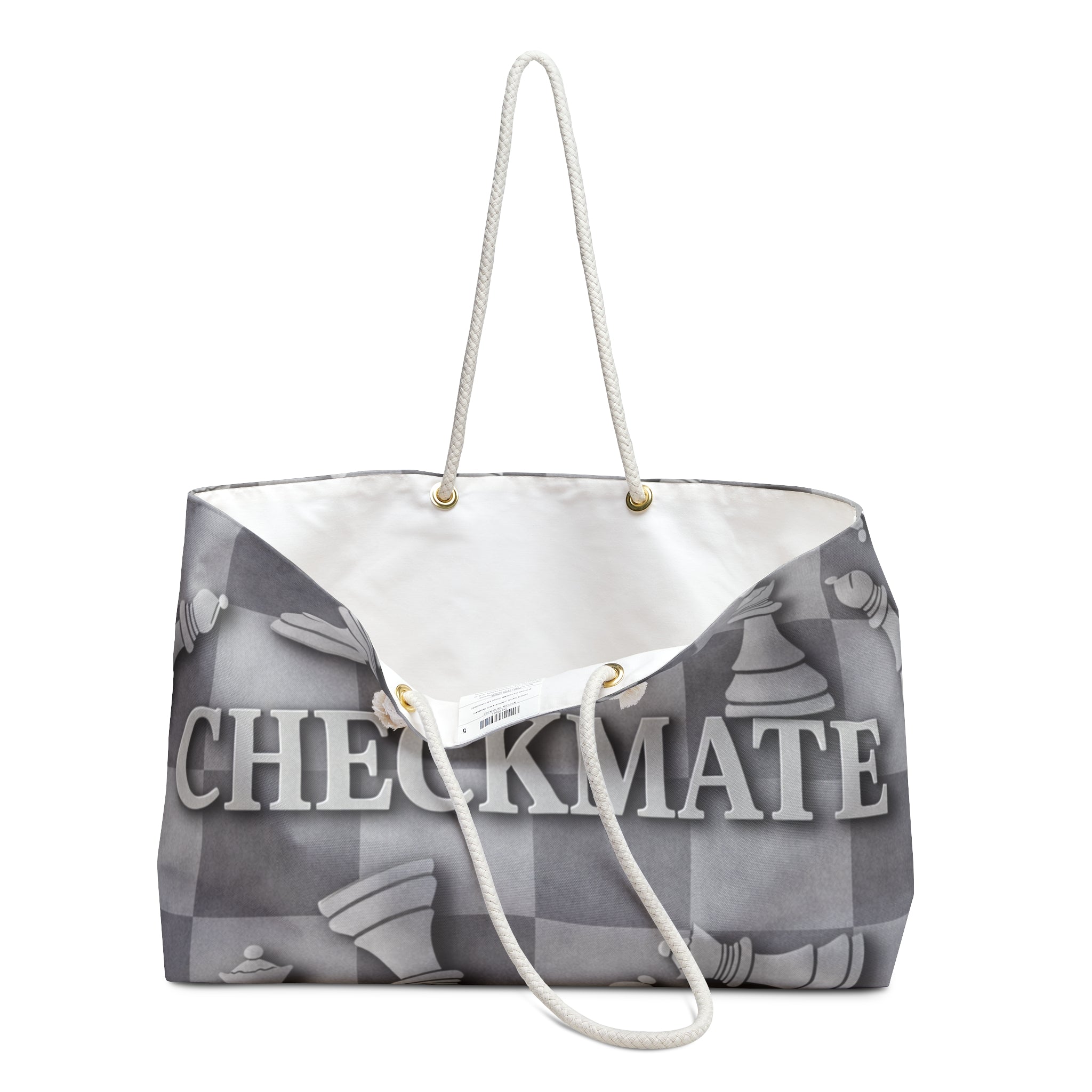 Checkmate Travel Tote - Grey