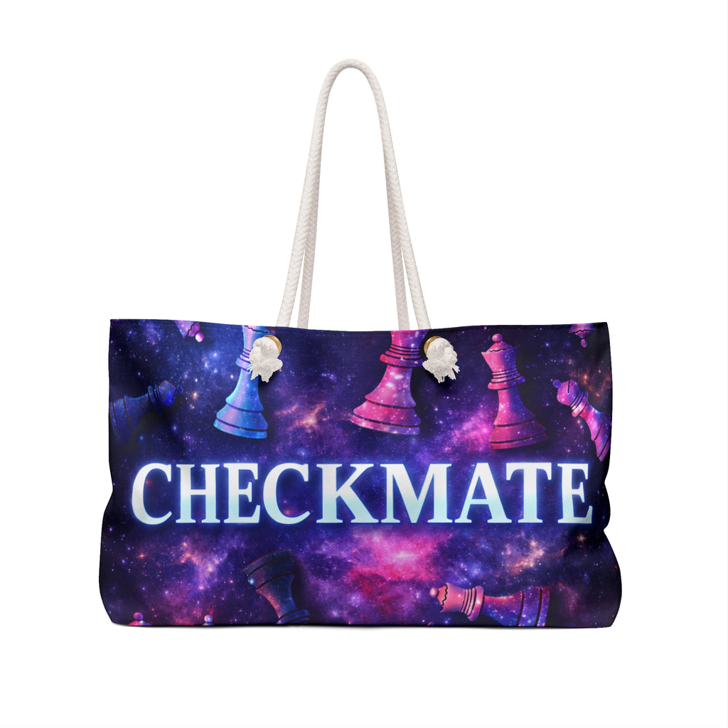 Checkmate Travel Tote — Galaxy Chess Theme
