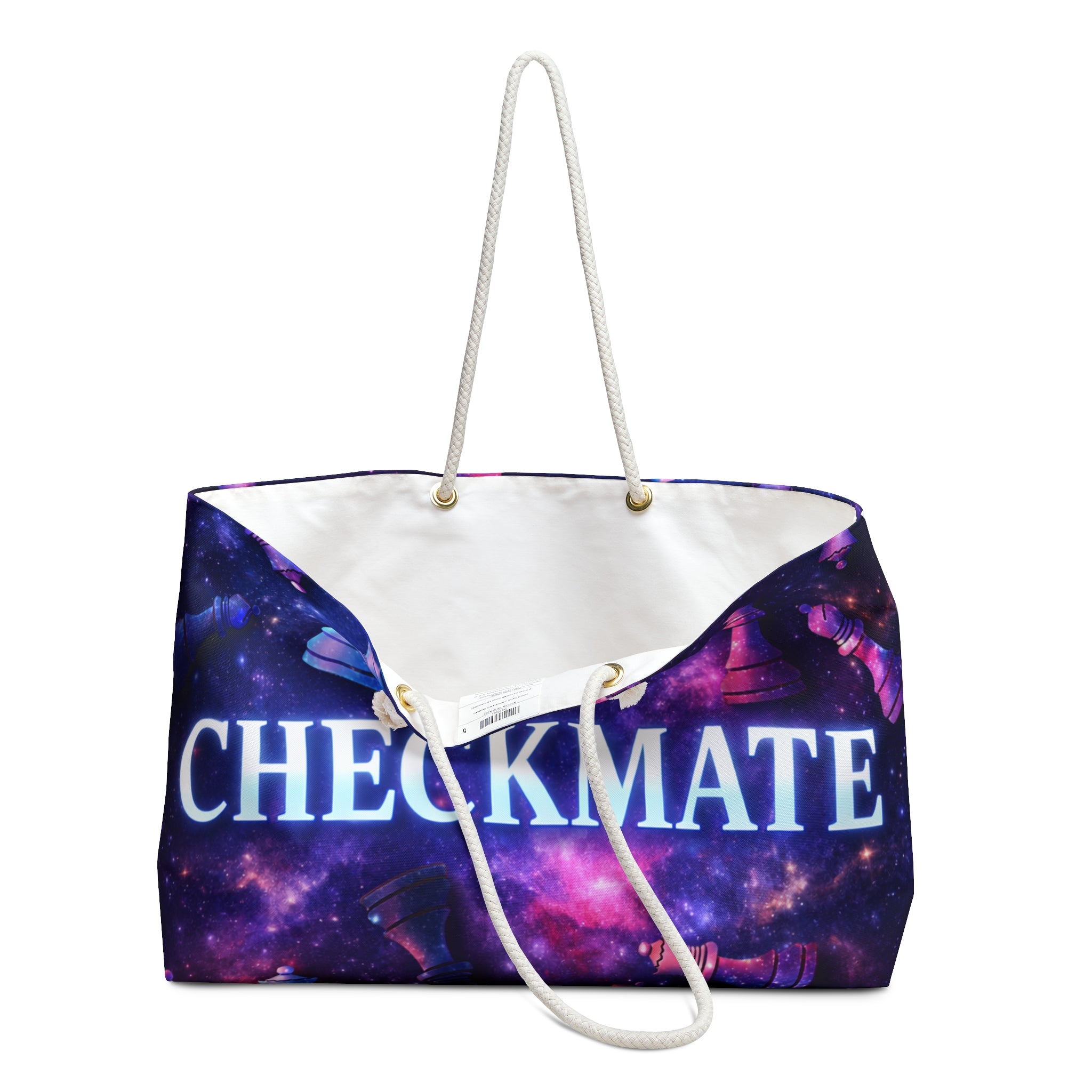 Checkmate Travel Tote — Galaxy Chess Theme