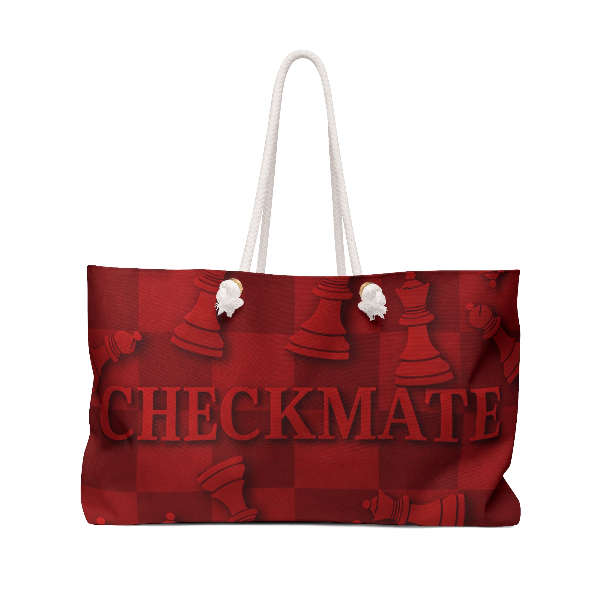 Checkmate Travel Tote - Matte Red