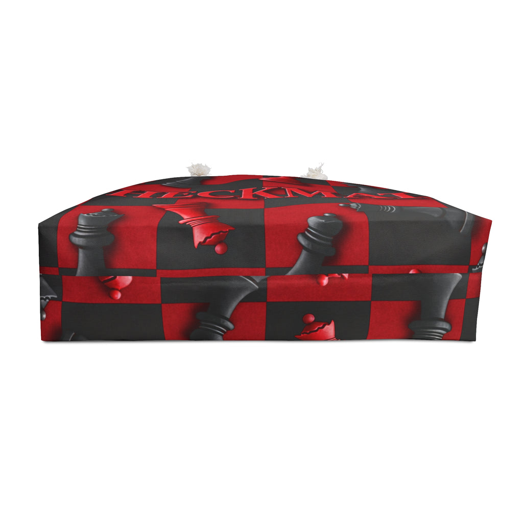 Checkmate Travel Tote – Red & Black