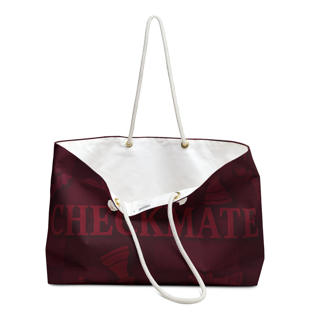 Checkmate Travel Tote — Maroon