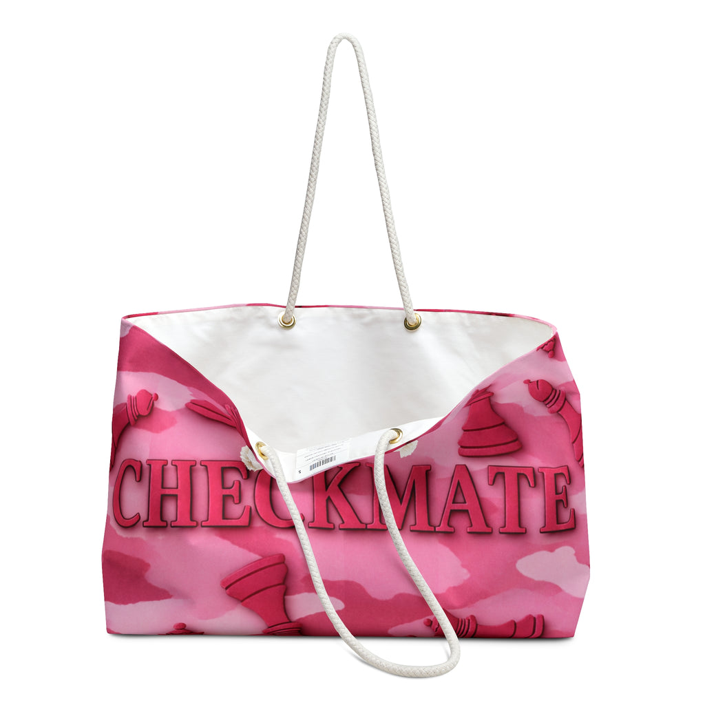 Checkmate Travel Tote — Pink Camouflage