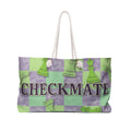 Checkmate Travel Tote – Green, Purple, Blue